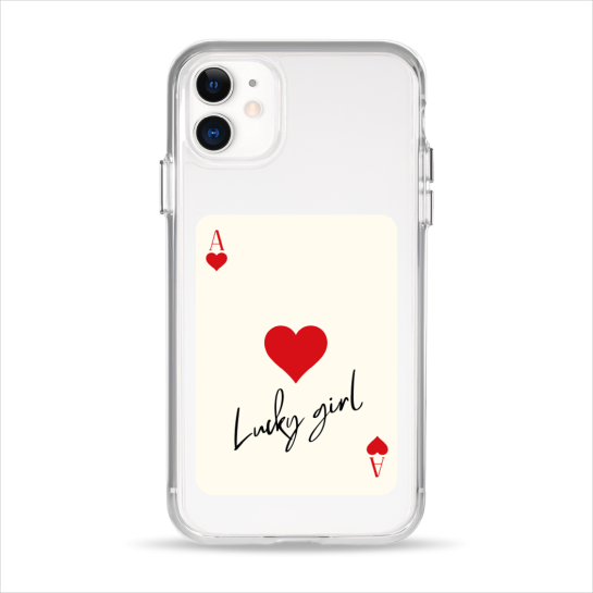 Чехол Pump Clear Case for iPhone 11 Ace of hearts - цена, характеристики, отзывы, рассрочка, фото 1