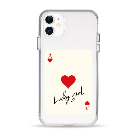 Чохол Pump Clear Case for iPhone 11 Ace of hearts