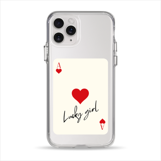 Чохол Pump Clear Case for iPhone 11 Pro Ace of hearts - ціна, характеристики, відгуки, розстрочка, фото 1