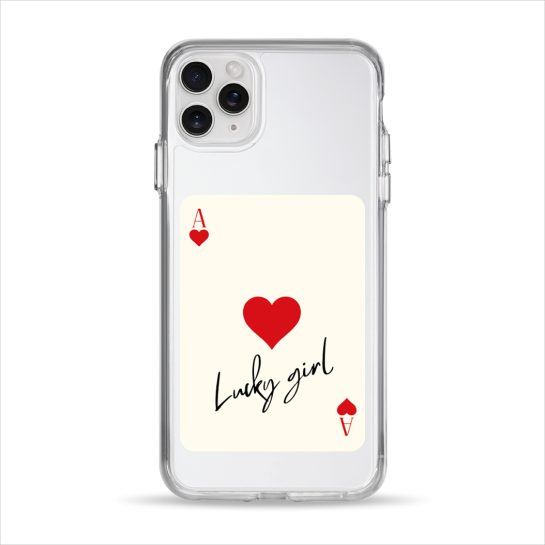 Чохол Pump Clear Case for iPhone 11 Pro Max Ace of hearts - ціна, характеристики, відгуки, розстрочка, фото 1