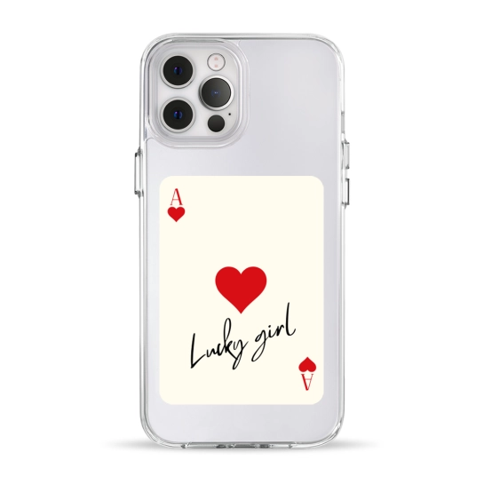Чохол Pump Clear Case for iPhone 12 Pro Max Ace of hearts