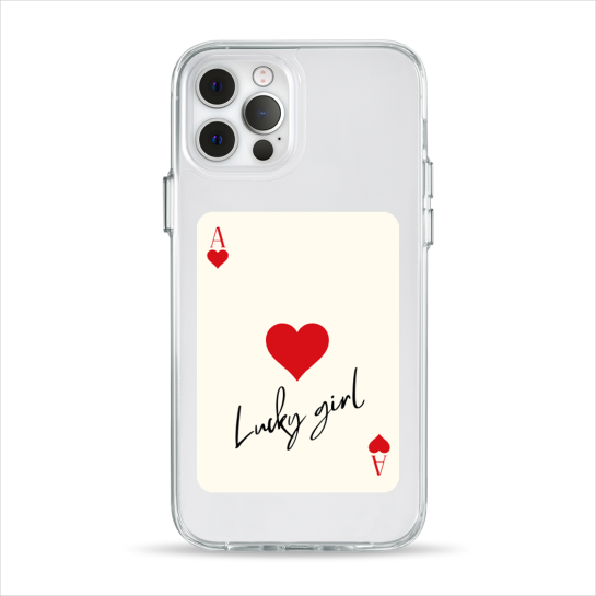 Чехол Pump Clear Case for iPhone 12/12 Pro Ace of hearts - цена, характеристики, отзывы, рассрочка, фото 1