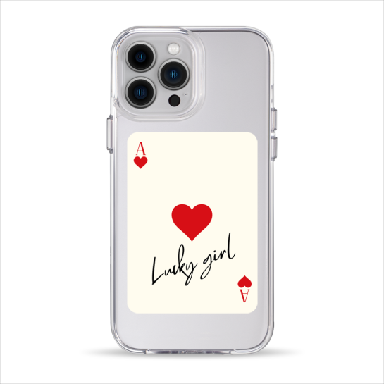 Чехол Pump Clear Case for iPhone 13 Pro Max Ace of hearts - цена, характеристики, отзывы, рассрочка, фото 1