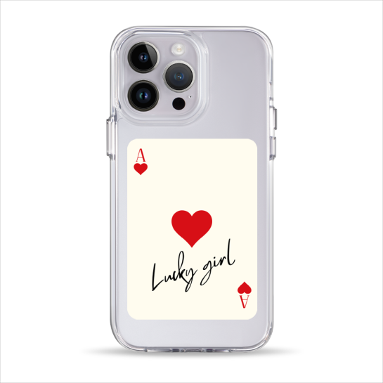 Чехол Pump Clear Case for iPhone 14 Pro Max Ace of hearts - цена, характеристики, отзывы, рассрочка, фото 1