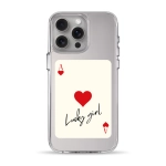 Чохол Pump Clear Case for iPhone 15 Pro Max Ace of hearts