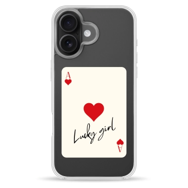 Чехол Pump Clear Case for iPhone 16 Ace of hearts - цена, характеристики, отзывы, рассрочка, фото 1