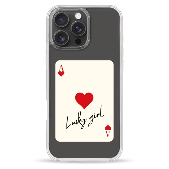 Чохол Pump Clear Case for iPhone 16 Pro Ace of hearts - ціна, характеристики, відгуки, розстрочка, фото 1