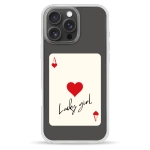 Чохол Pump Clear Case for iPhone 16 Pro Max Ace of hearts