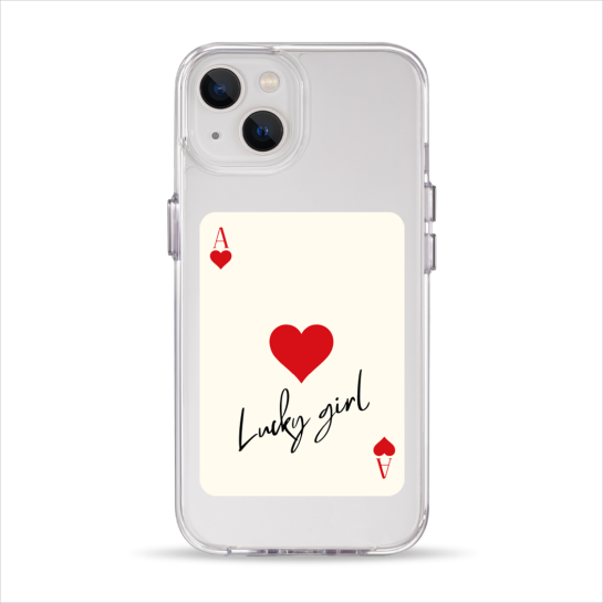 Чохол Pump Clear Case with MagSafe for iPhone 13 Ace of hearts - ціна, характеристики, відгуки, розстрочка, фото 1