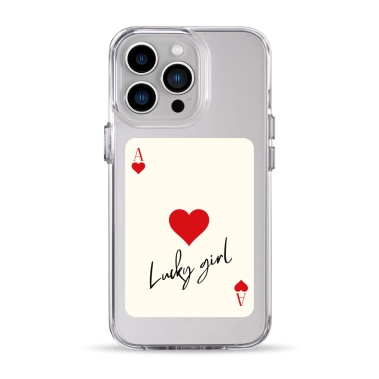 Чехол Pump Clear Case with MagSafe for iPhone 13 Pro Ace of hearts - цена, характеристики, отзывы, рассрочка, фото 1