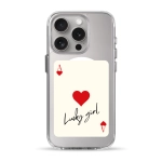 Чохол Pump Clear Case with MagSafe for iPhone 15 Pro Ace of hearts