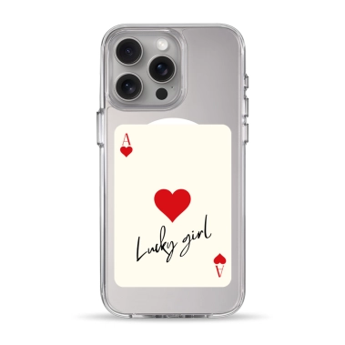 Чехол Pump Clear Case with MagSafe for iPhone 15 Pro Max Ace of hearts - цена, характеристики, отзывы, рассрочка, фото 1