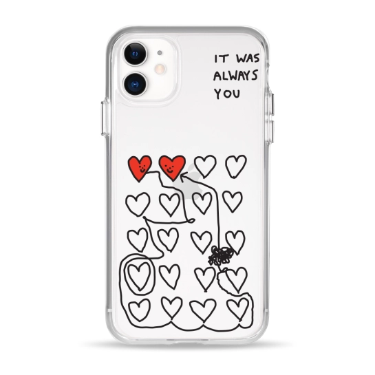 Чохол Pump Clear Case for iPhone 11 Always you