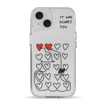 Чехол Pump Clear Case for iPhone 15 Always you