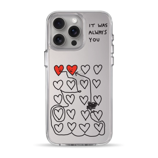 Чехол Pump Clear Case for iPhone 15 Pro Max Always you