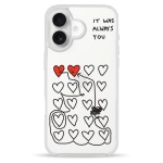 Чехол Pump Clear Case for iPhone 16 Always you