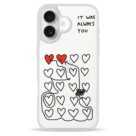 Чохол Pump Clear Case for iPhone 16 Always you