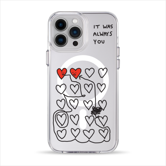 Чехол Pump Clear Case with MagSafe for iPhone 13 Pro Max Always you - цена, характеристики, отзывы, рассрочка, фото 1
