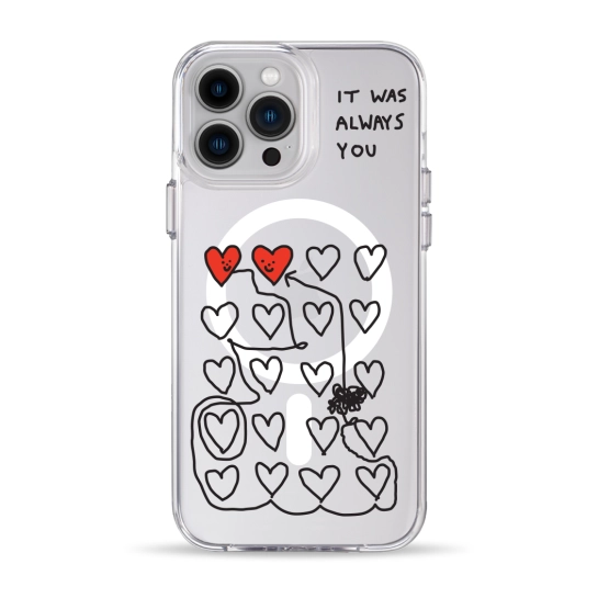 Чехол Pump Clear Case with MagSafe for iPhone 13 Pro Max Always you