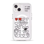 Чохол Pump Clear Case with MagSafe for iPhone 14 Always you