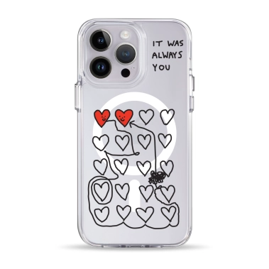 Чехол Pump Clear Case with MagSafe for iPhone 14 Pro Max Always you - цена, характеристики, отзывы, рассрочка, фото 1