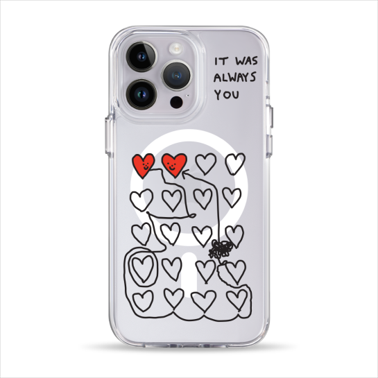 Чохол Pump Clear Case with MagSafe for iPhone 14 Pro Max Always you - ціна, характеристики, відгуки, розстрочка, фото 1