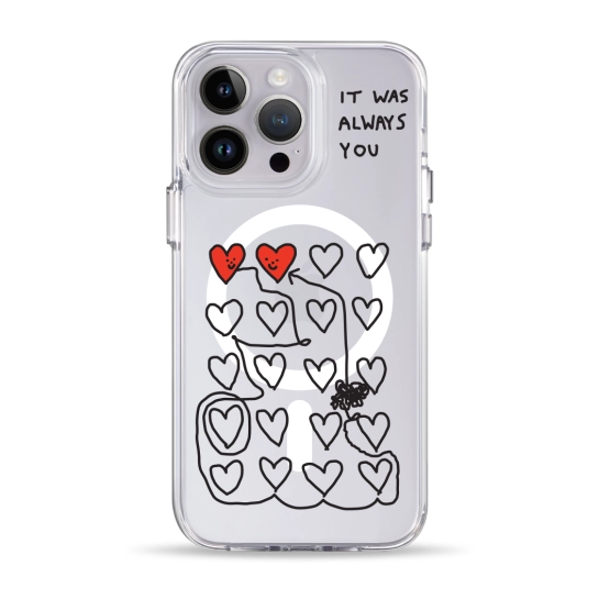 Чохол Pump Clear Case with MagSafe for iPhone 14 Pro Max Always you