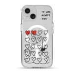 Чехол Pump Clear Case with MagSafe for iPhone 15 Always you