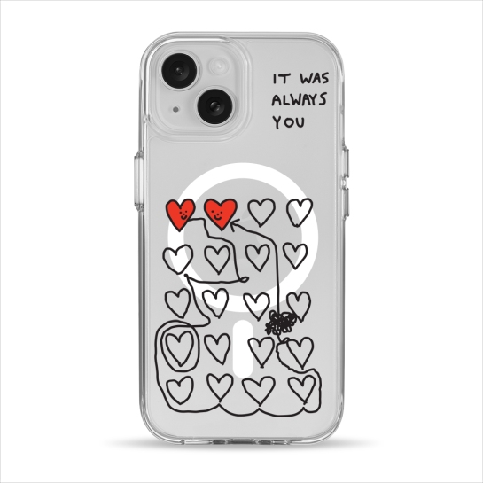 Чохол Pump Clear Case with MagSafe for iPhone 15 Always you - ціна, характеристики, відгуки, розстрочка, фото 1