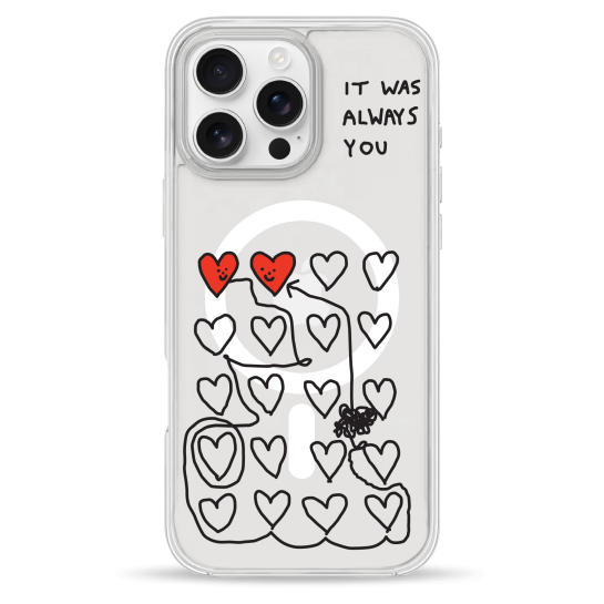 Чехол Pump Clear Case with MagSafe for iPhone 16 Pro Max Always you - цена, характеристики, отзывы, рассрочка, фото 1