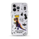 Чехол Pump Clear Case for iPhone 14 Pro Basquiat