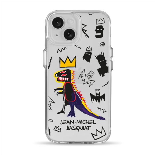 Чохол Pump Clear Case for iPhone 15 Basquiat - ціна, характеристики, відгуки, розстрочка, фото 1