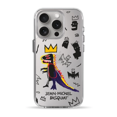 Чехол Pump Clear Case for iPhone 15 Pro Basquiat - цена, характеристики, отзывы, рассрочка, фото 1