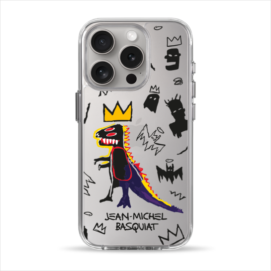 Чехол Pump Clear Case for iPhone 15 Pro Basquiat - цена, характеристики, отзывы, рассрочка, фото 1