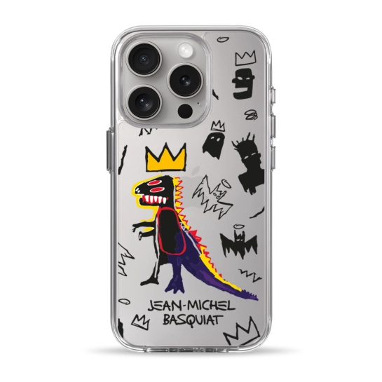 Чохол Pump Clear Case for iPhone 15 Pro Basquiat