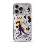 Чехол Pump Clear Case for iPhone 15 Pro Max Basquiat
