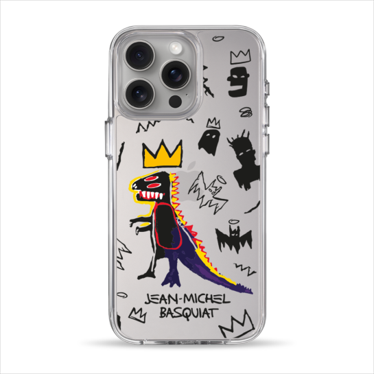 Чехол Pump Clear Case for iPhone 15 Pro Max Basquiat - цена, характеристики, отзывы, рассрочка, фото 1