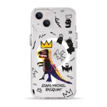 Чехол Pump Clear Case with MagSafe for iPhone 13 Basquiat