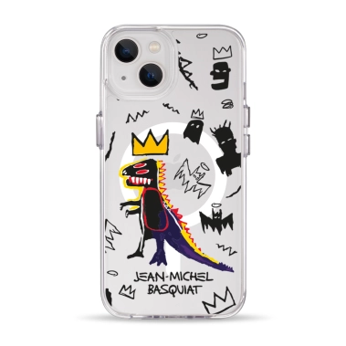 Чехол Pump Clear Case with MagSafe for iPhone 13 Basquiat - цена, характеристики, отзывы, рассрочка, фото 1