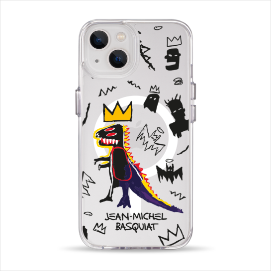 Чохол Pump Clear Case with MagSafe for iPhone 13 Basquiat - ціна, характеристики, відгуки, розстрочка, фото 1