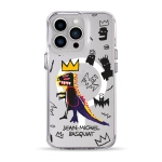 Чехол Pump Clear Case with MagSafe for iPhone 13 Pro Basquiat