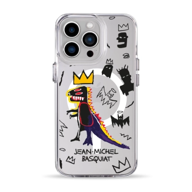 Чехол Pump Clear Case with MagSafe for iPhone 13 Pro Basquiat - цена, характеристики, отзывы, рассрочка, фото 1