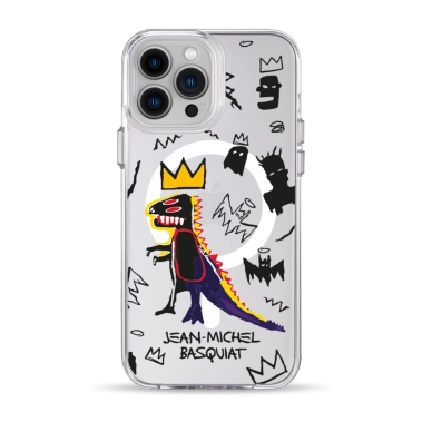 Чехол Pump Clear Case with MagSafe for iPhone 13 Pro Max Basquiat - цена, характеристики, отзывы, рассрочка, фото 1