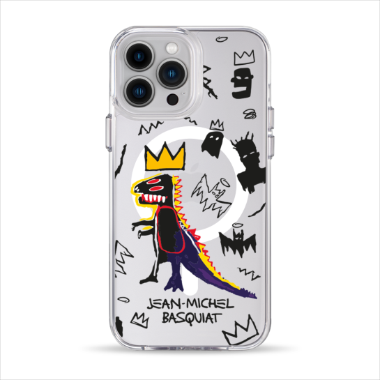 Чохол Pump Clear Case with MagSafe for iPhone 13 Pro Max Basquiat - ціна, характеристики, відгуки, розстрочка, фото 1