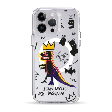 Чехол Pump Clear Case with MagSafe for iPhone 14 Pro Max Basquiat - цена, характеристики, отзывы, рассрочка, фото 1