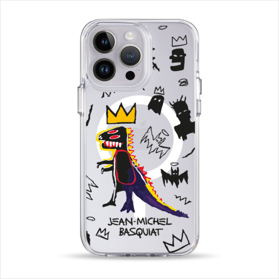Чехол Pump Clear Case with MagSafe for iPhone 14 Pro Max Basquiat - цена, характеристики, отзывы, рассрочка, фото 1
