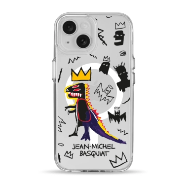 Чехол Pump Clear Case with MagSafe for iPhone 15 Basquiat - цена, характеристики, отзывы, рассрочка, фото 1