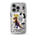Чехол Pump Clear Case with MagSafe for iPhone 15 Pro Basquiat