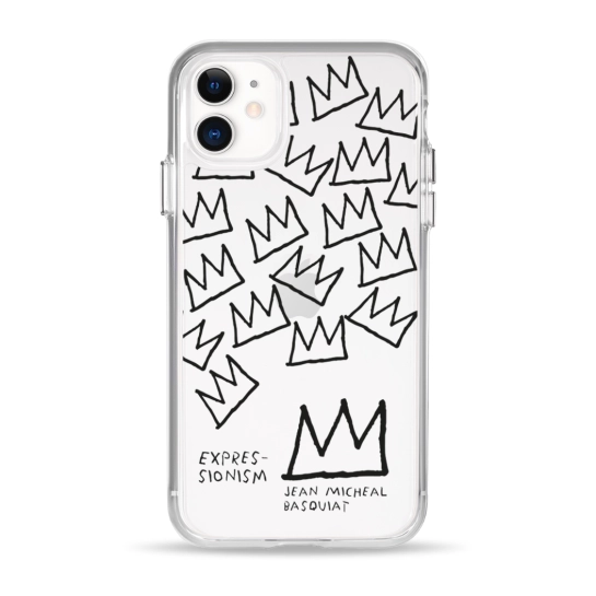 Чехол Pump Clear Case for iPhone 11 Basquiat 2
