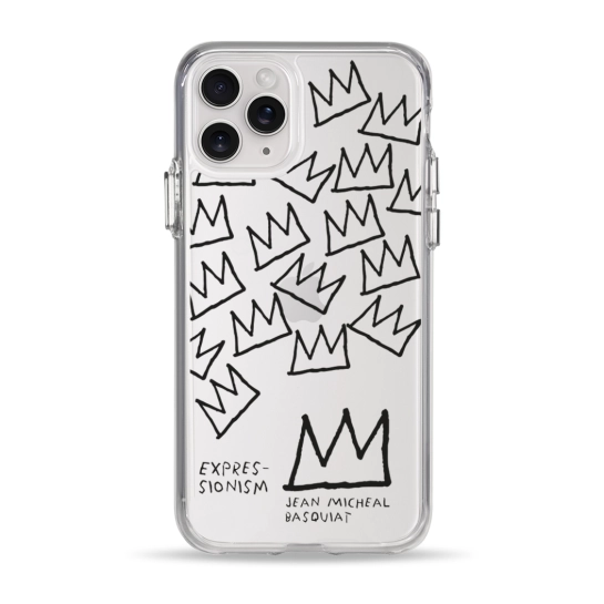 Чехол Pump Clear Case for iPhone 11 Pro Basquiat 2